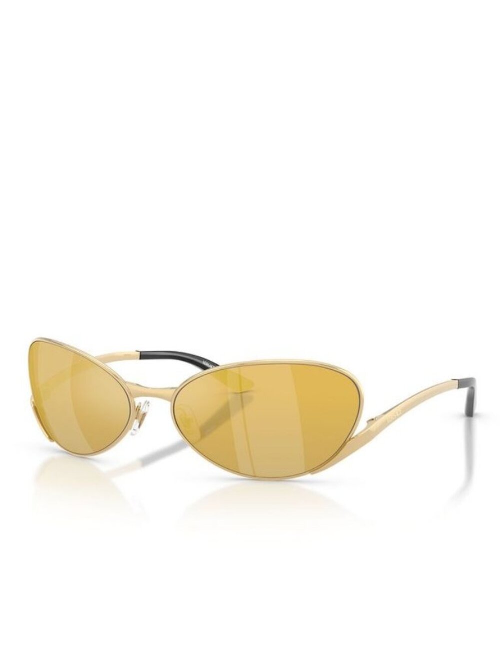 NWT Versace VE2285 10025A Gold Metal Cat Eye Sunglasses
